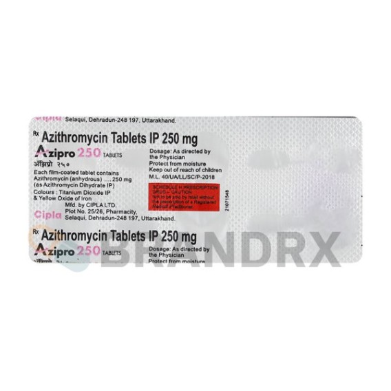 Azipro 250 mg Cipla
