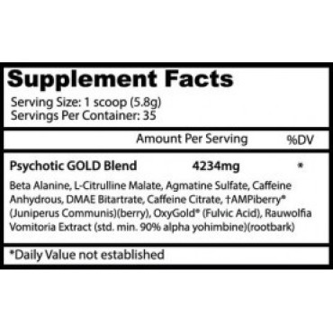 Insane Labz - Psychotic Gold INSANE LABZ